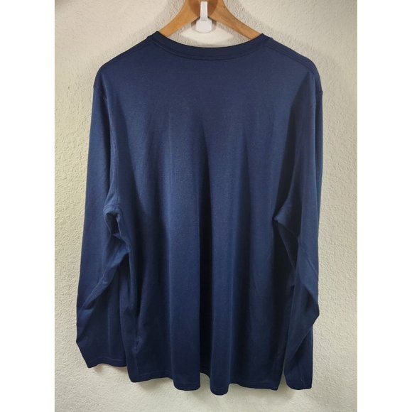 Nike Womens Pitt Panthers Basketball T-Shirt Top Blue Long  Sleeve Dri Fit XL - Picture 3 of 6